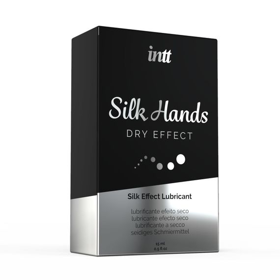 Ультрагуста силіконова змазка Intt Silk Hands (15 мл) з матовим ефектом, шовковистий ефект | Зображення 2