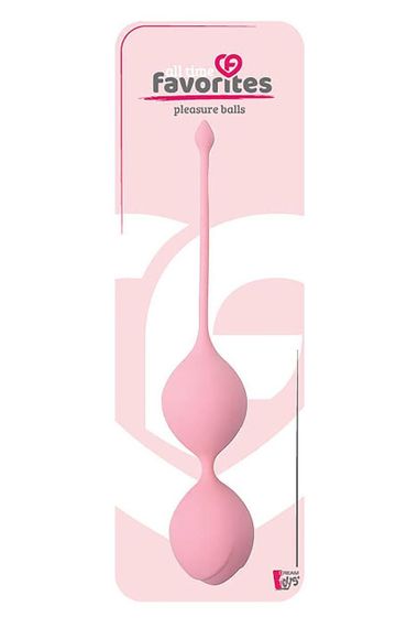 Вагінальні кульки тренажер Кегеля SEE YOU IN BLOOM DUO BALLS 29MM PINK — силіконові, водонепроникні | Зображення 2