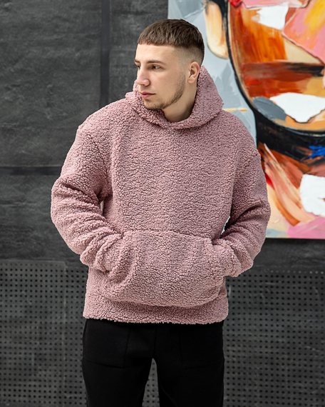 Худи Ведмедик розовый S M | Зображення 1