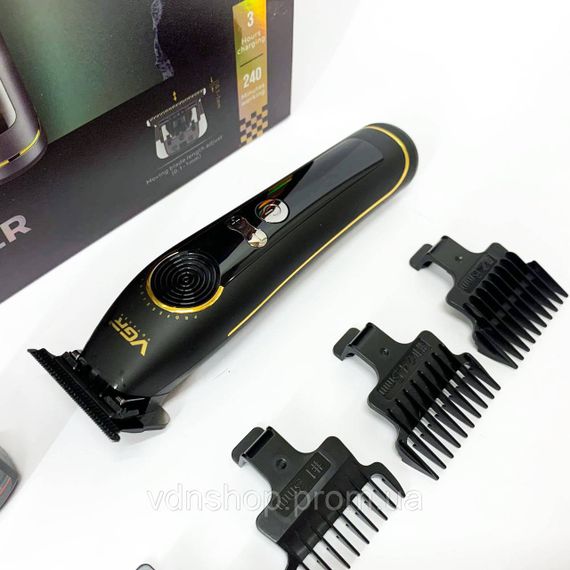 Профессиональная машинка для бритья головы, Машинка для стрижки на аккумляторная Триммер висков LC-85 | Зображення 9