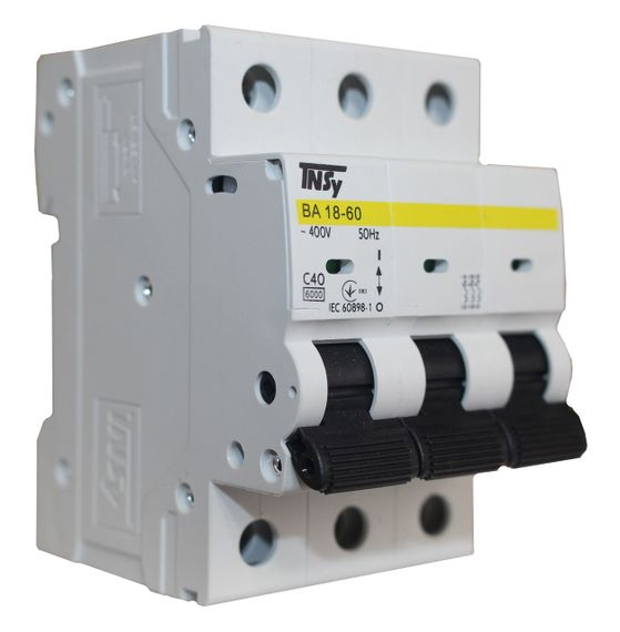 Автоматический выключатель ВА18-60 3Р 40А 6кА х-ка C Ny95504751