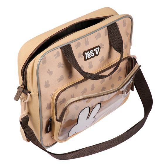 Сумка школьная А4 YES В-1 Miffy Bunny 550420 2.7х6.5х34 см | Зображення 3