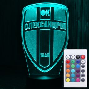 Акриловый светильник-ночник с пультом 16 цветов ФК Александрия tty-n001582