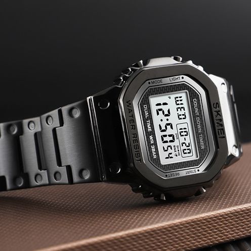 Чоловічий годинник Skmei 1456BK Black | Зображення 3