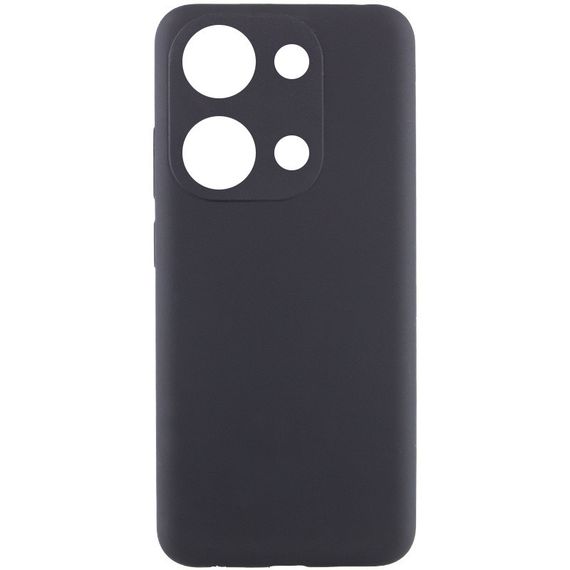 Чохол Silicone Cover Lakshmi Full Camera (AAA) для Xiaomi Redmi Note 14S Чорний / Black
