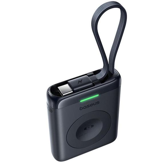 Портативний ЗП Power Bank Baseus EnerFill FW11 for Apple Watch 5W 1640 mAh (E02053) Midnight | Зображення 2