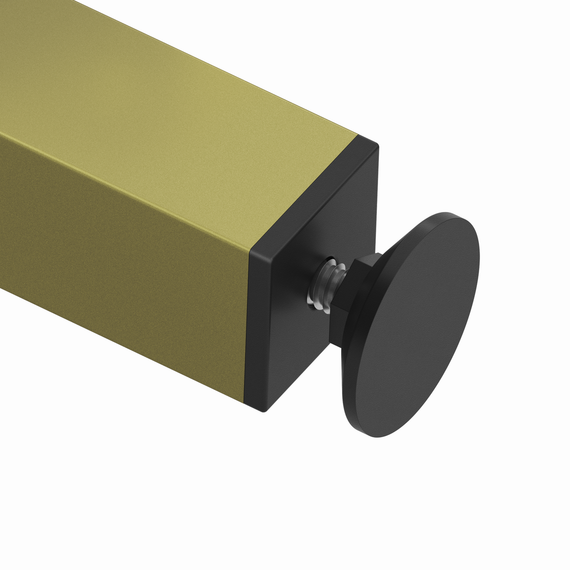 Ніжка регульована з металу H=180 mm Золото | Зображення 3
