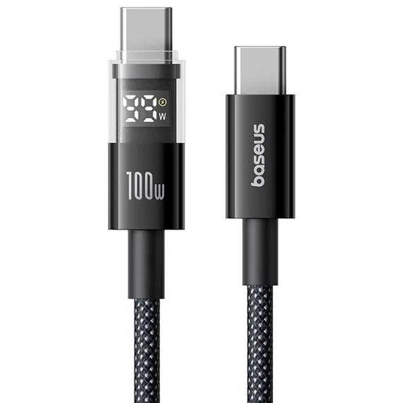 Дата кабель Baseus Display 2 Type-C to Type-C 100W (1m) (P10382702) Cosmic Black