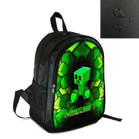 Рюкзак міський/шкільний 38×28см з принтом Minecraft Кріпер дитячий, підлітковий, спортивний (4167)