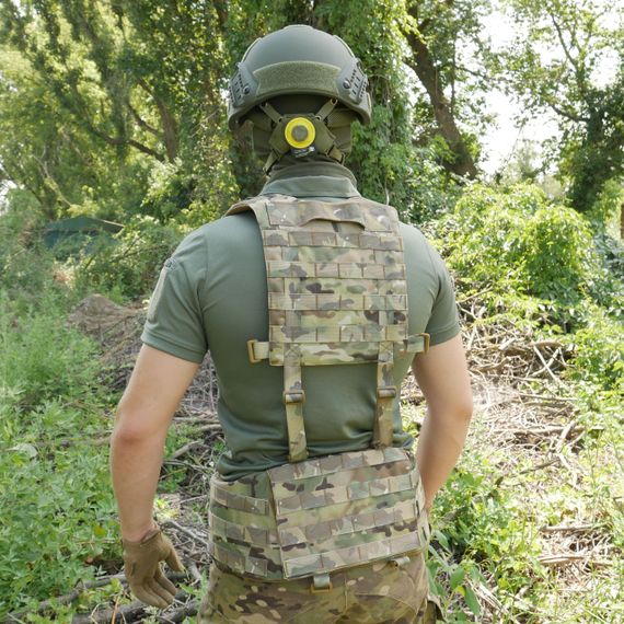 Ремни плечевые (лямки) мягкие для тактических поясов РПС Мультикам | Зображення 6