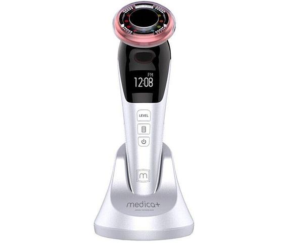 RF Лифтинг массажер для лица MEDICA+ SKIN LIFTING 7.0 WHITE (EMS+LED) гарантия 1 год | Зображення 1
