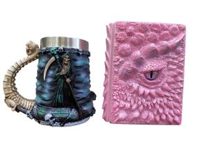 Подарунковий набір Кухоль 3D Підземний 574 і Блокнот 3D «Дракон Єдинорога»