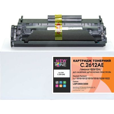 Картридж NewTone для HP LJ 1010/1012 (C.2612AE) | Зображення 1