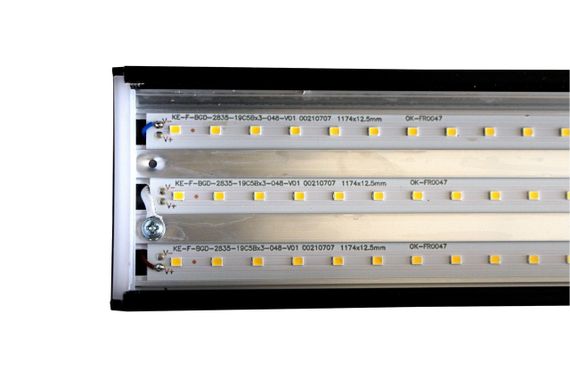 Світильник LED LSO-48-1200 4000K 48W 220V 4320L Black PRO ALUM Ny95000808 | Зображення 2