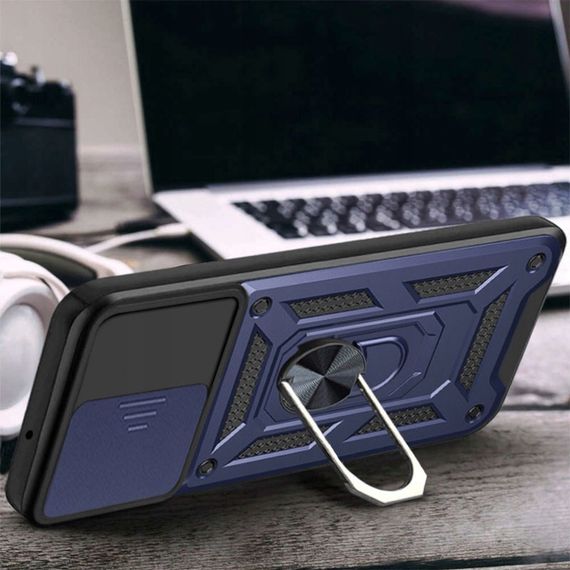 Ударостійкий чохол Camshield Serge Ring для Samsung Galaxy M23 5G / M13 4G Синій | Зображення 3