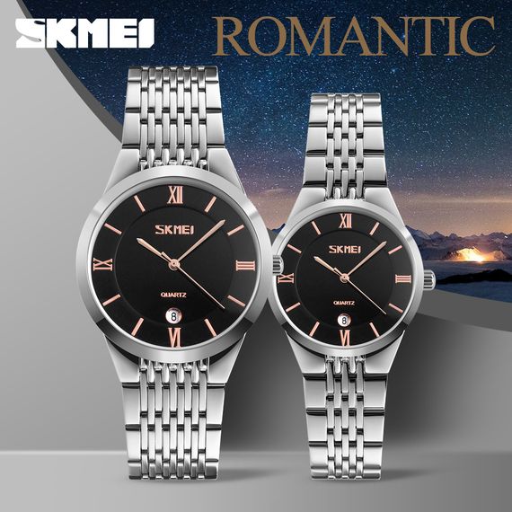 Жіночий годинник Skmei 9139BKGD-B Black-Gold B | Зображення 2