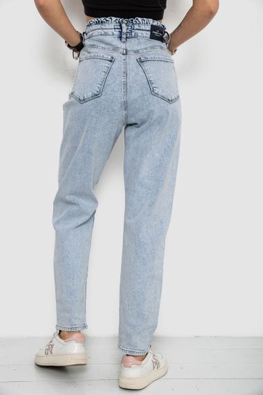 Джинси жіночі Mom's, колір блакитний, 182R2271 | Зображення 3