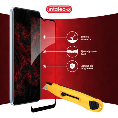 Стекло защитное Intaleo Full Glue Oppo A18 Black (1283126583179) | Зображення 4