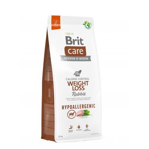 Сухий корм Brit Care Dog Hypoallergenic Weight Loss для собак з надмірною вагою, гіпоалергенний з кроликом, 12 к