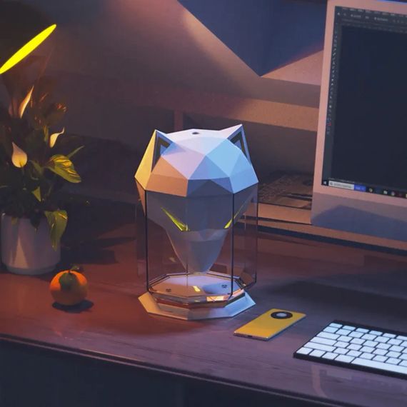 Увлажнитель воздуха портативный  WOLF Air Humidifier, аромадиффузор электрический с резервуаром для эфирного масла, | Зображення 3