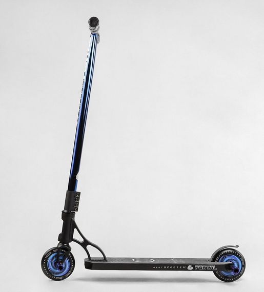 Самокат трюковий PL-71744 Best Scooter (4) "Portal" HIC-система, ПЕГИ, алюмінієвий диск та дека, колеса PU, d=120мм, ширина керма 58 см | Зображення 1