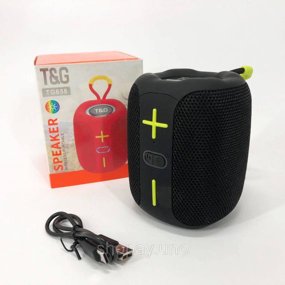 Світлова bluetooth колонка з хорошим звуком TG658, Колонка usb s Bluetooth з rgb світломузикою OH-10 | Зображення 7