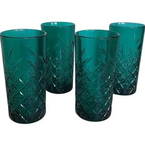 Набір склянок для соку Pasabahce Timeless PS-52800-4-green 450 мл 4 шт зелений