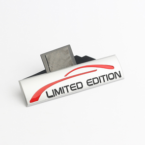 Наклейка на авто Limited Edition металічна 9.1x2.8 cm, Матовий