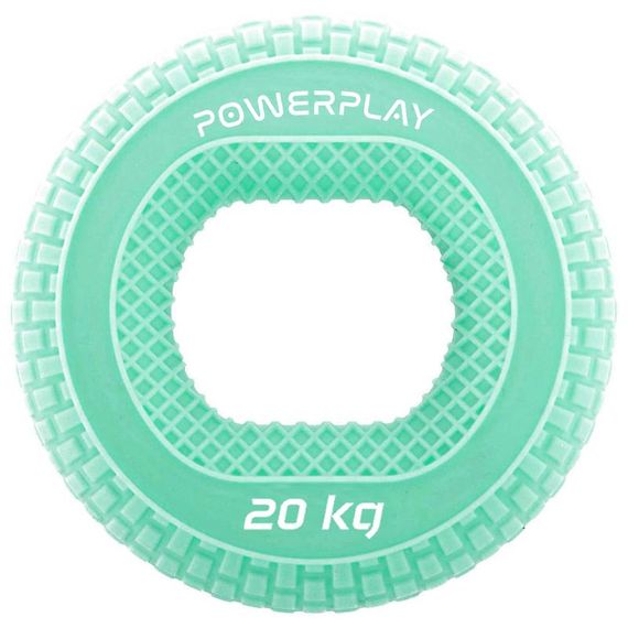 Еспандер кистьовий силіконовий PowerPlay PP-4333 Hand Grip Medium 20 кг (Зелений)