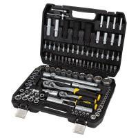 Набір насадок торцевих і біти 1/4"; 1/2" CrV 114шт SIGMA