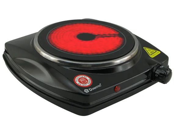 Плита инфракрасная Domotec MS-5851, настольная одноконфорочная электроплита для всех типов посуды