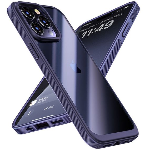 Чохол TPU+PC Pulse для Apple iPhone 15 Pro Max (6.7") Purple, TPU+PC