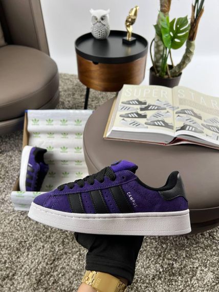 Кросівки Campus 00S New Purple Black White , В'єтнам 39 25 см