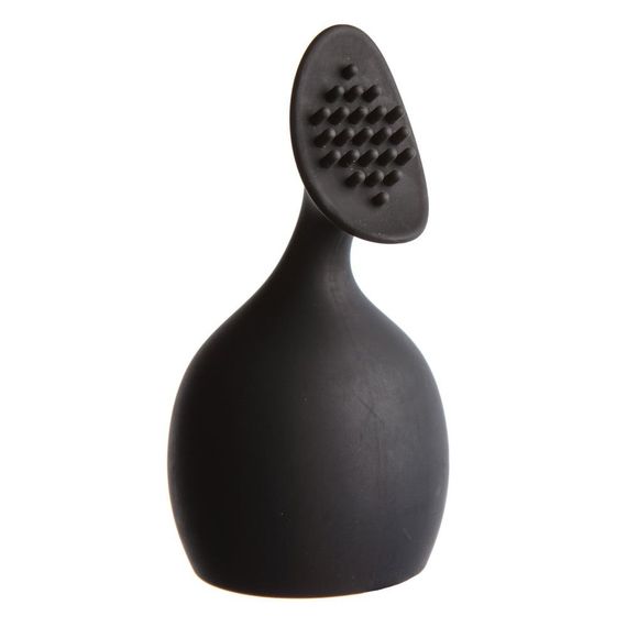 Насадка на мікрофон з пухирцями Love Shop для стимуляції клітора, чорна sexstyle