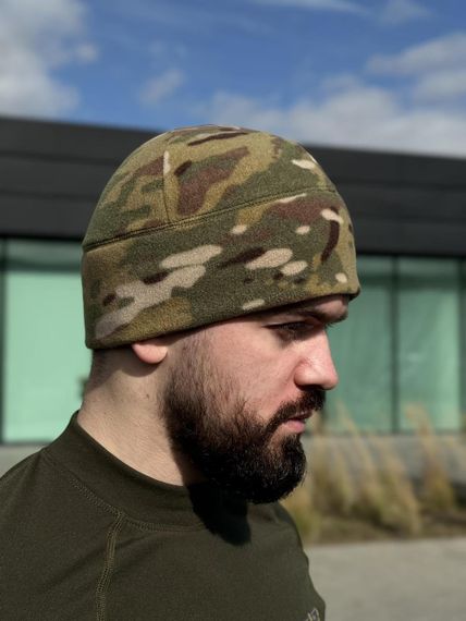 Шапка фліс мультикам Military | Зображення 3