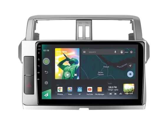 Штатна магнітола Sigma X10464 10 4+64 Gb Toyota Land Cruiser Prado 150 2013-2017 10"