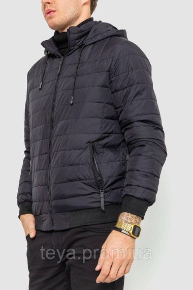 Куртка мужская демисезонная, цвет черный, размеры 4XL, 6XL, 8XL, XXXL FA_008430 | Зображення 2
