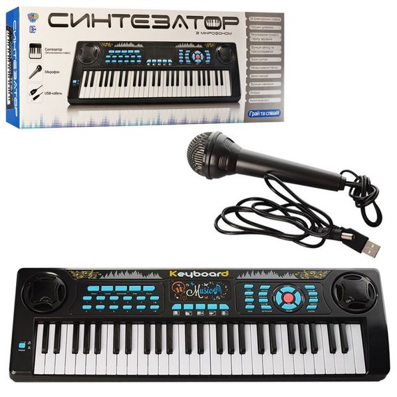 Дитячий Синтезатор Limo Toy M5499 54 клавіші