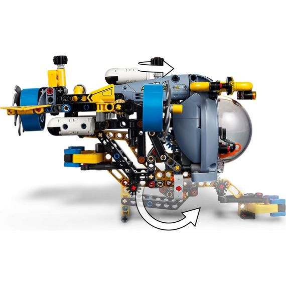 Конструктор LEGO Technic Глибоководний дослідницький підводний човен (42201) | Зображення 5