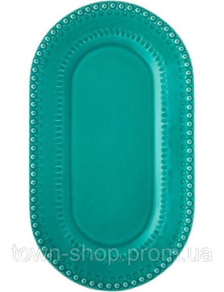 Блюдо овальное Bordallo Pinheiro Fantasia 45х26см Бирюза TR-65004646