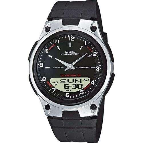 Годинники наручні чоловічі чорні кварцові оригінальні Японія Casio Collection AW-80-1AVES