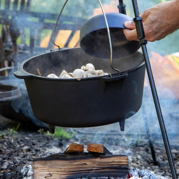 Казан з кришкою Bo-Camp Dutch Oven Cast Iron 31 cm / 5 L Black (2122410) | Зображення 3
