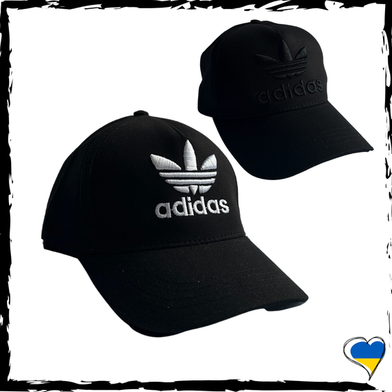 Кепка Adidas. Кепка Адідас. Унісекс, чорна. Шапка 57-59р