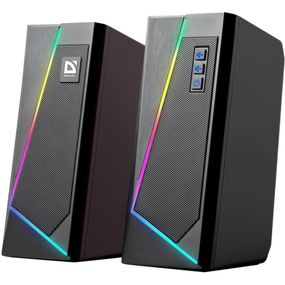 Акустика Defender 2.0 Solar 3 10 W, BT/Light, USB (65103)