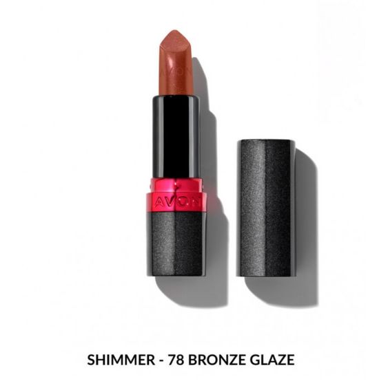 Зволожувальна мерехтлива губна помада Avon "Ультра" 78 Сяйво бронзи (78 Bronze Glaze) 3,6г