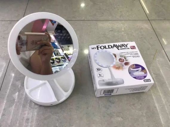 Дзеркало для макіяжу з LED підсвічуванням My Foldaway Mirror | Зображення 2