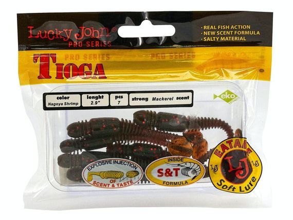 Виброхвост Lucky John Лаки Джон Tioga 2.9" 085 7шт | Зображення 1