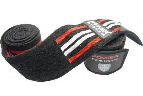 Бинти на коліна Power System PS-3700 Knee Wraps Red/Black (пара) | Зображення 1