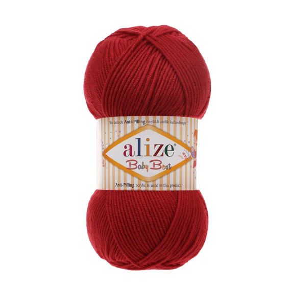 Пряжа Alize Baby Best No 106 (Алізе Бебі Бест) – 10% Бамбук, 90% Антипілінг Акрил, 100г/240м