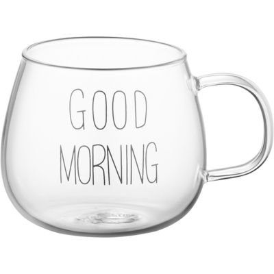 Набор чашек Ardesto Good Morning BMR 430 мл 2 шт прозорий (AR2643BMR) | Зображення 2